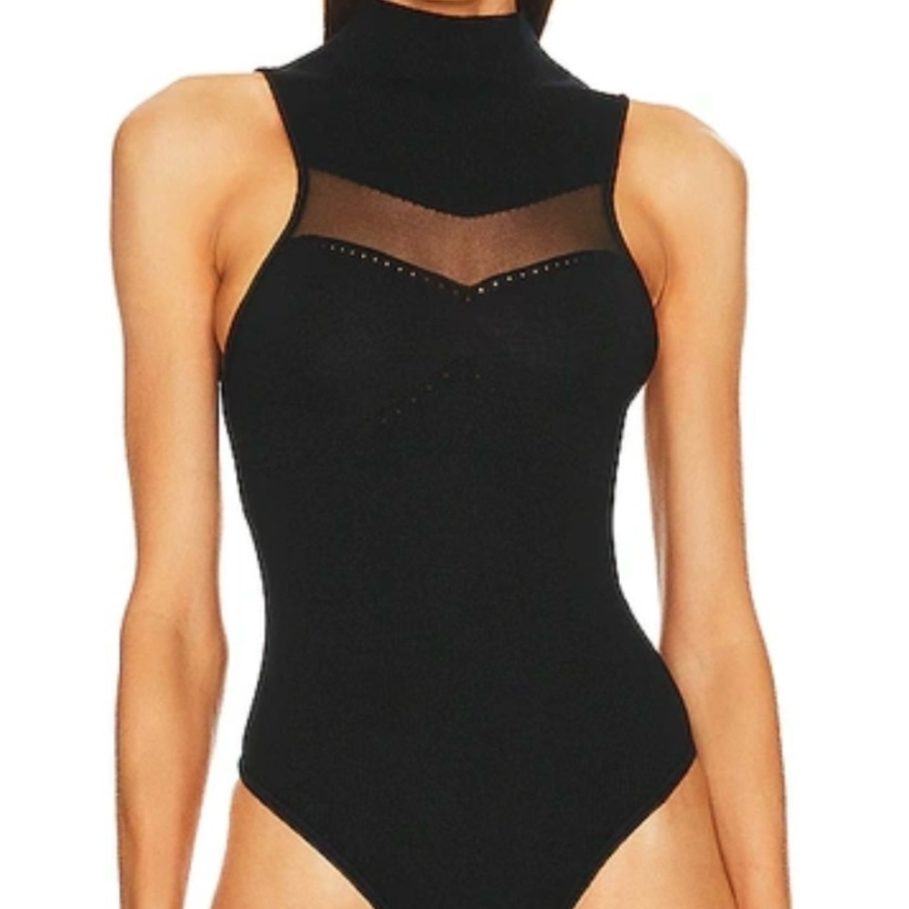 Micheal Costello Size XS Rowen Body Suit in Black